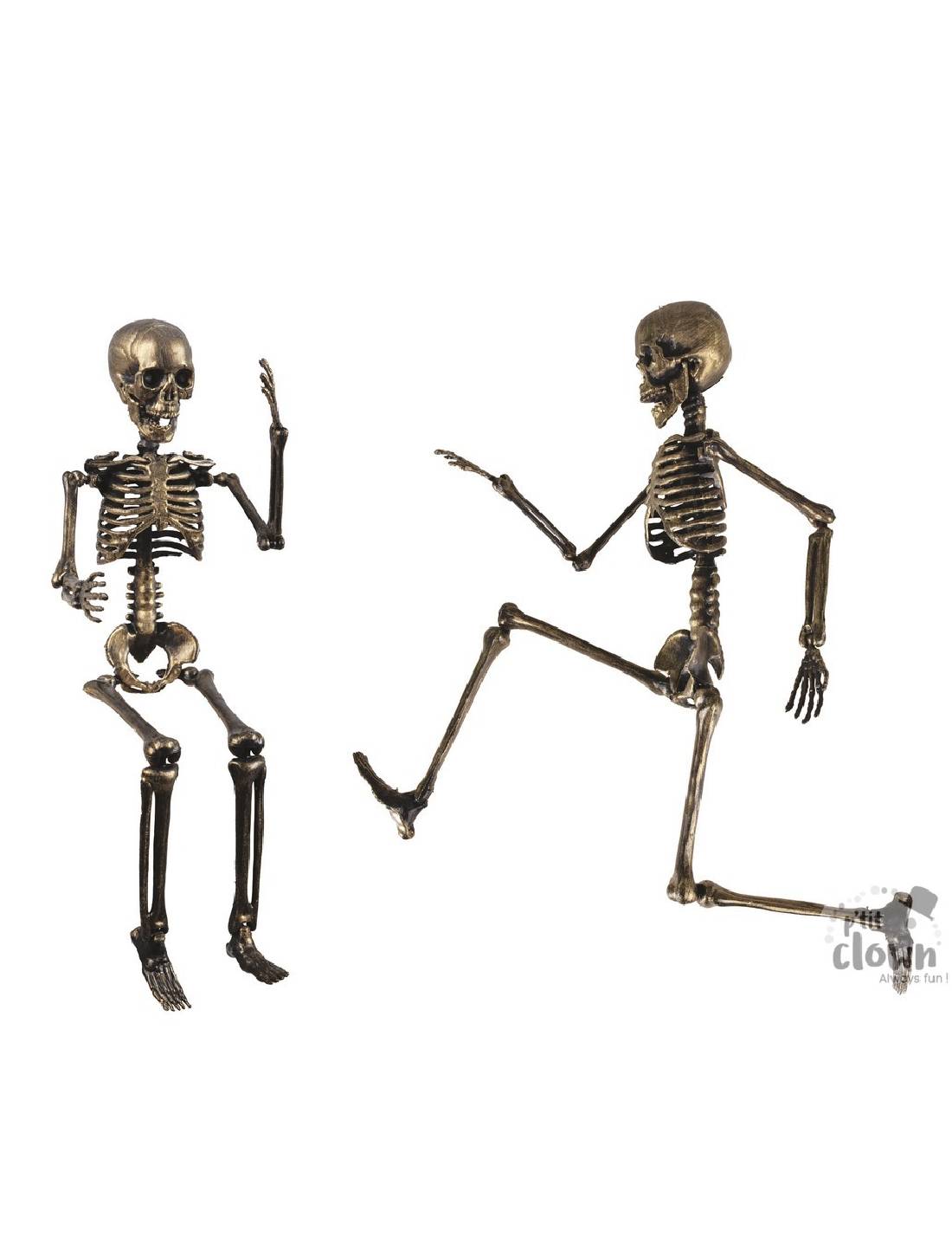 Decorazione Di Halloween Scheletro Articolabile Bronzo 40cm