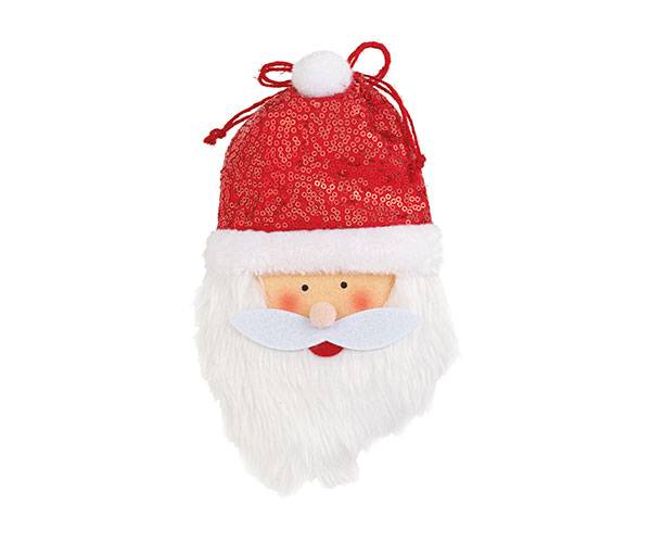 Sacco Regalo Babbo Natale Con Pailletes