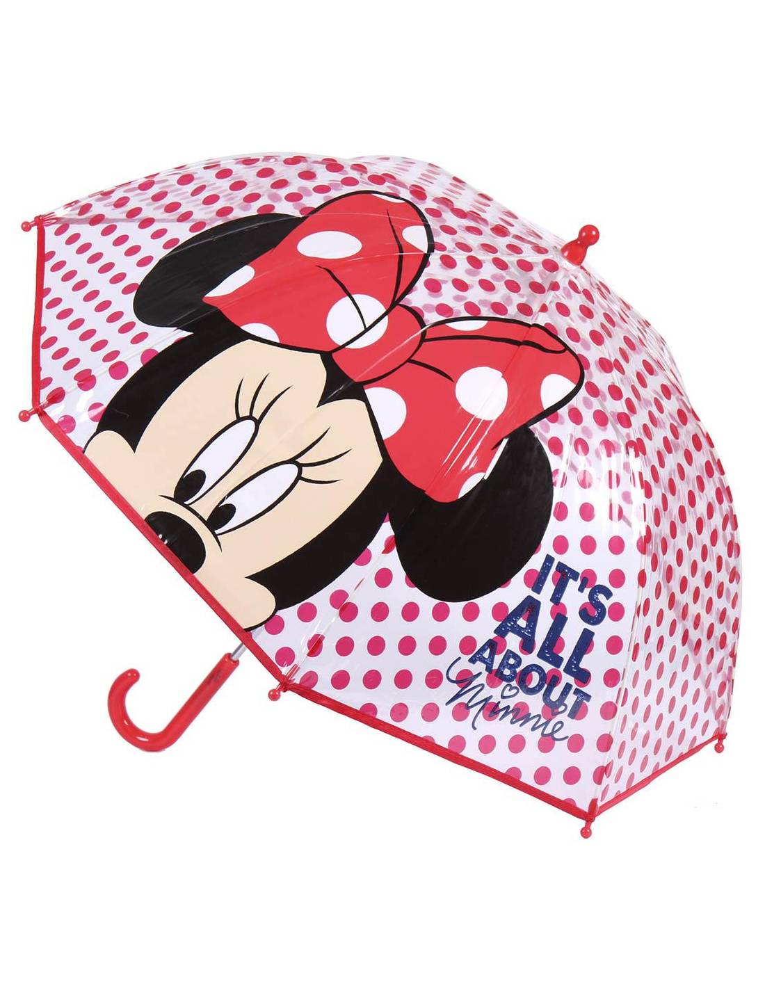 Ombrello Manuale Bubble A Pois Minnie
