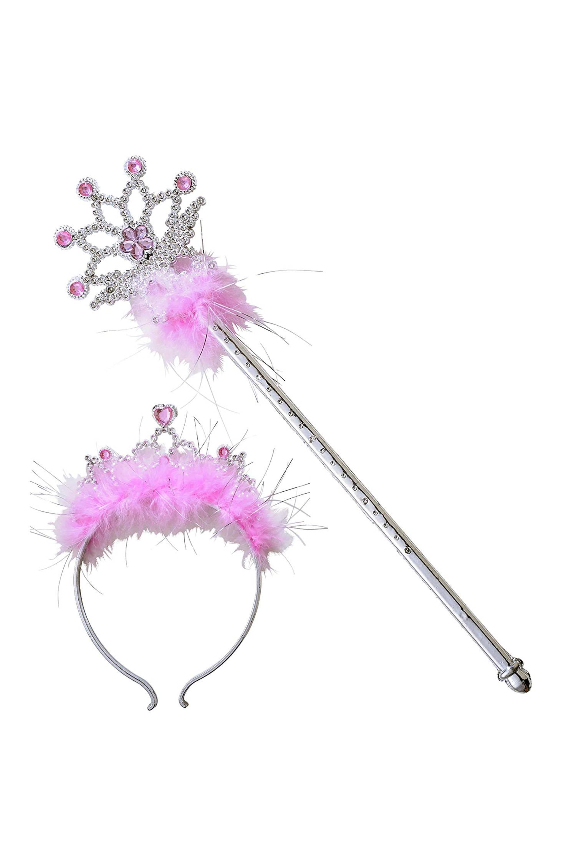 Bacchetta Magica e Coroncina Rosa