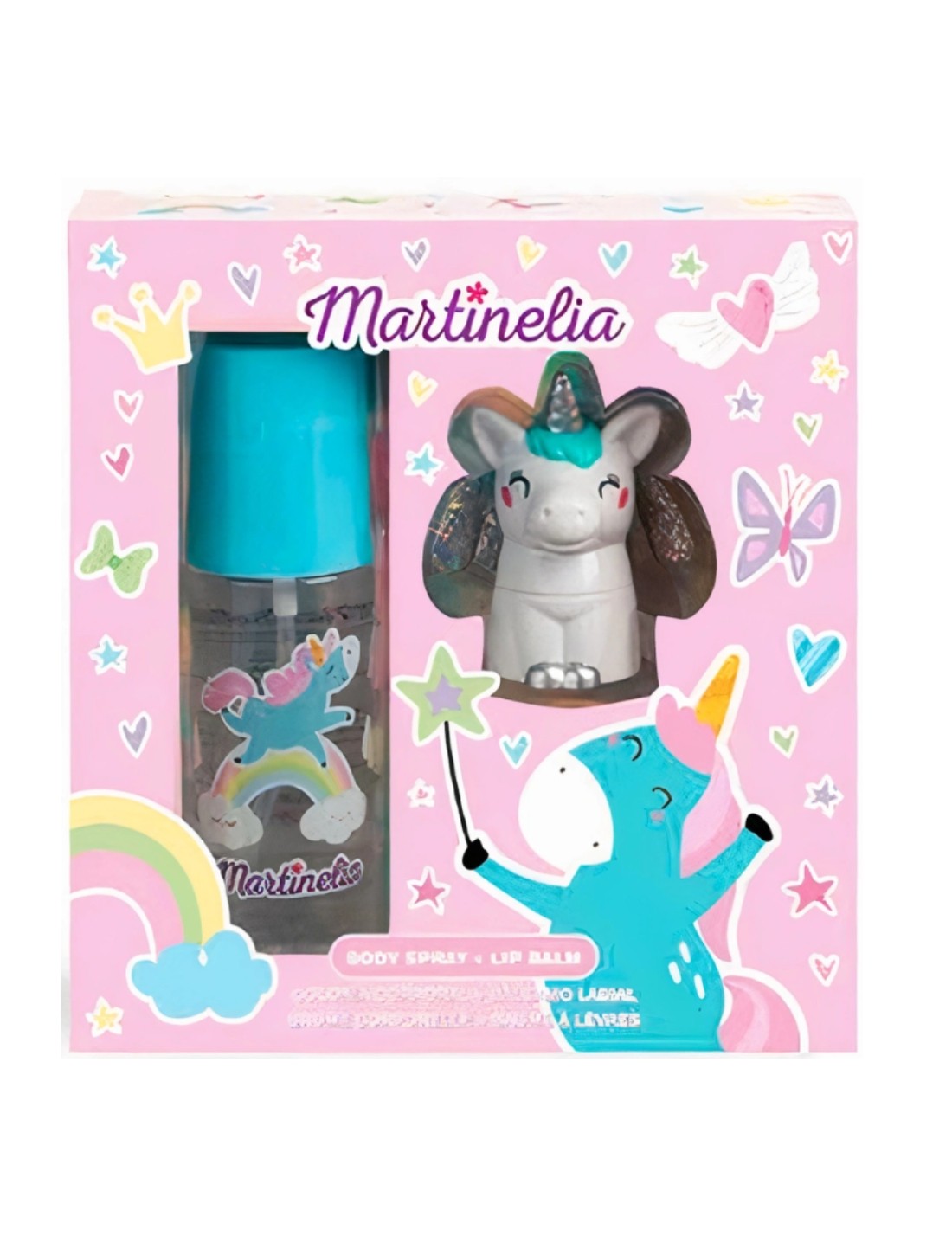 Set Body Spray E Balsamo Labbra Unicorno Martinelia