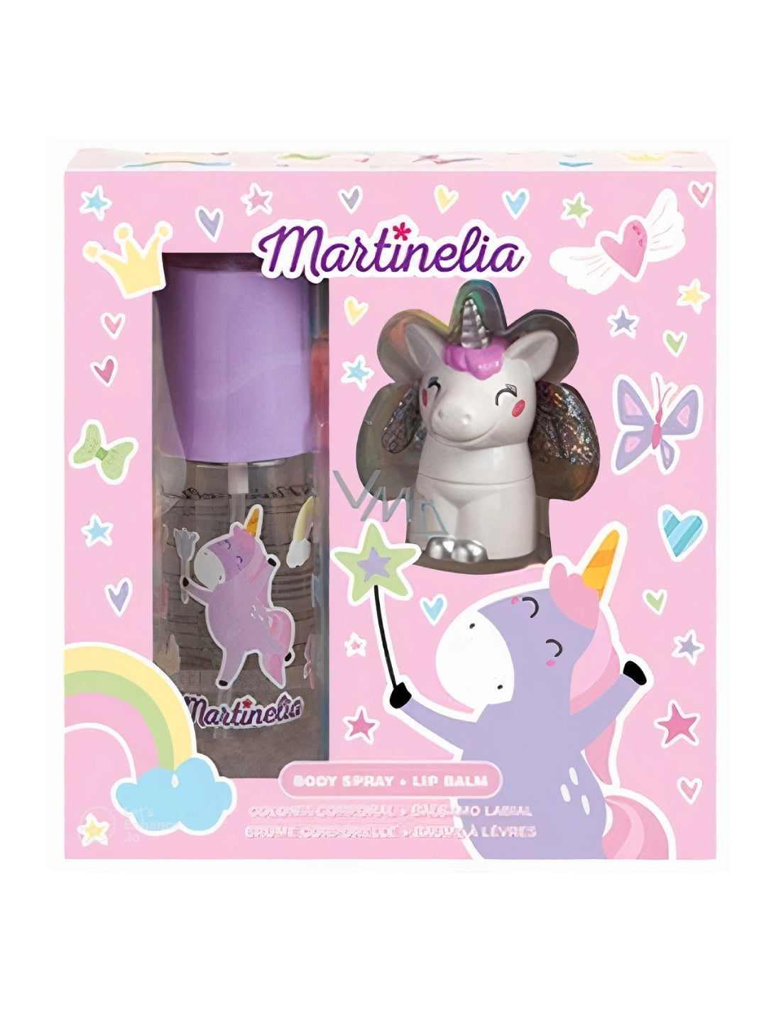 Set Body Spray E Balsamo Labbra Unicorno Martinelia