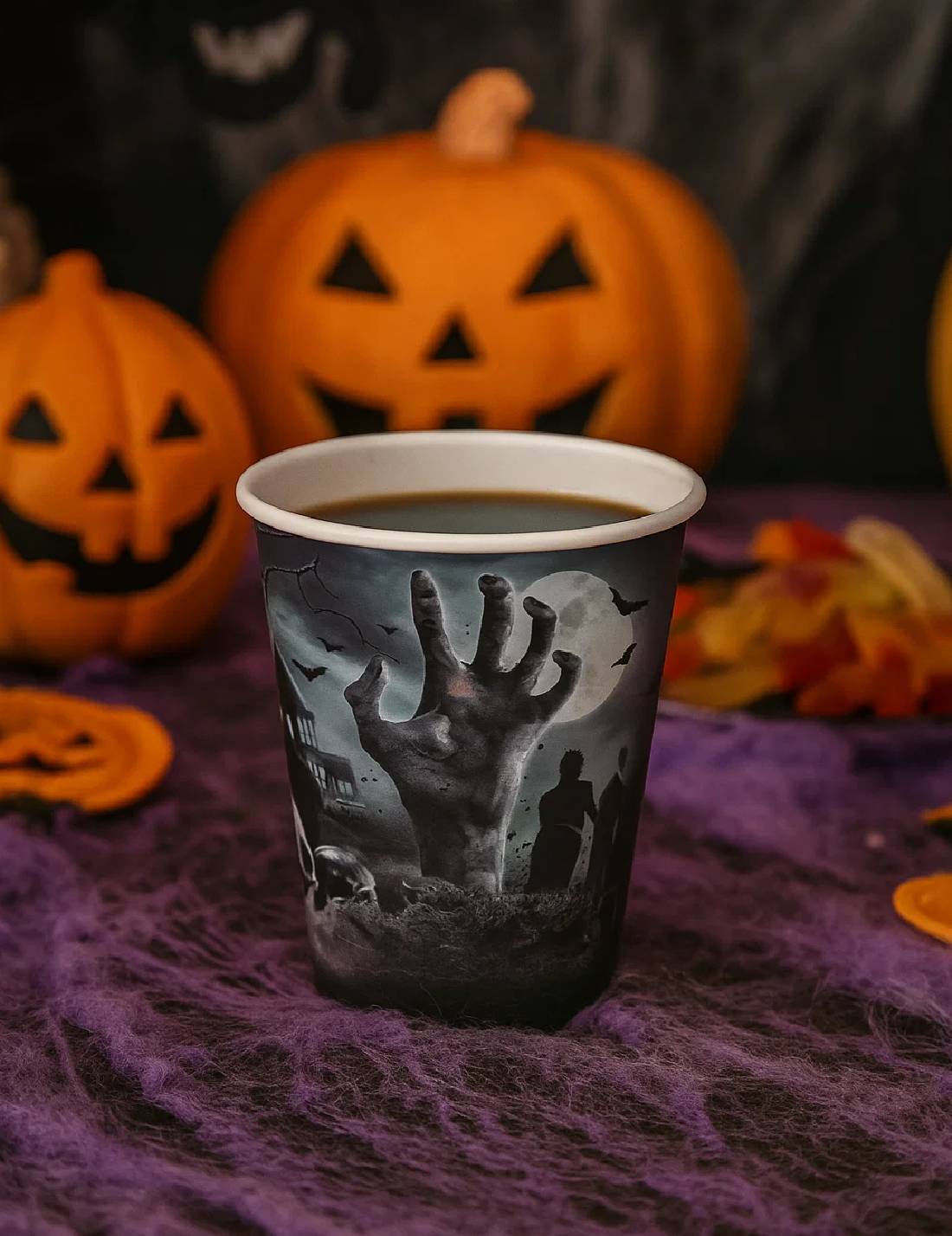 Bicchieri Halloween Cimitero 240ml 6pz