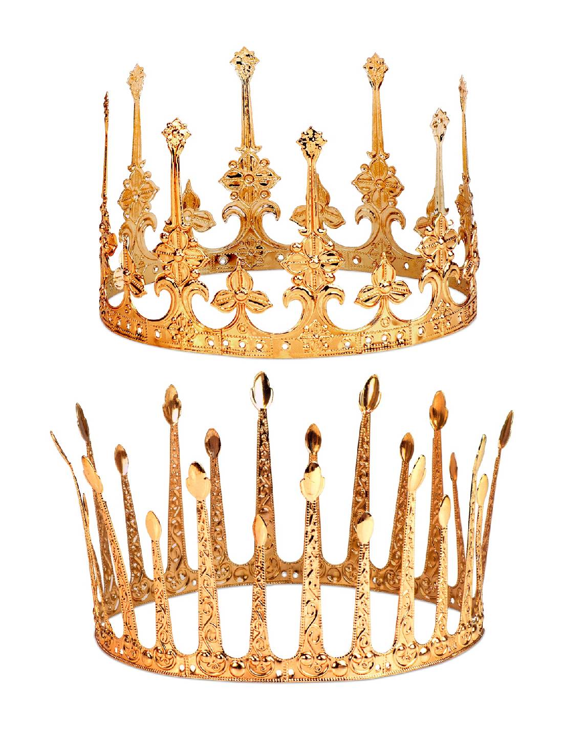 Corona Lusso In Acciaio Oro