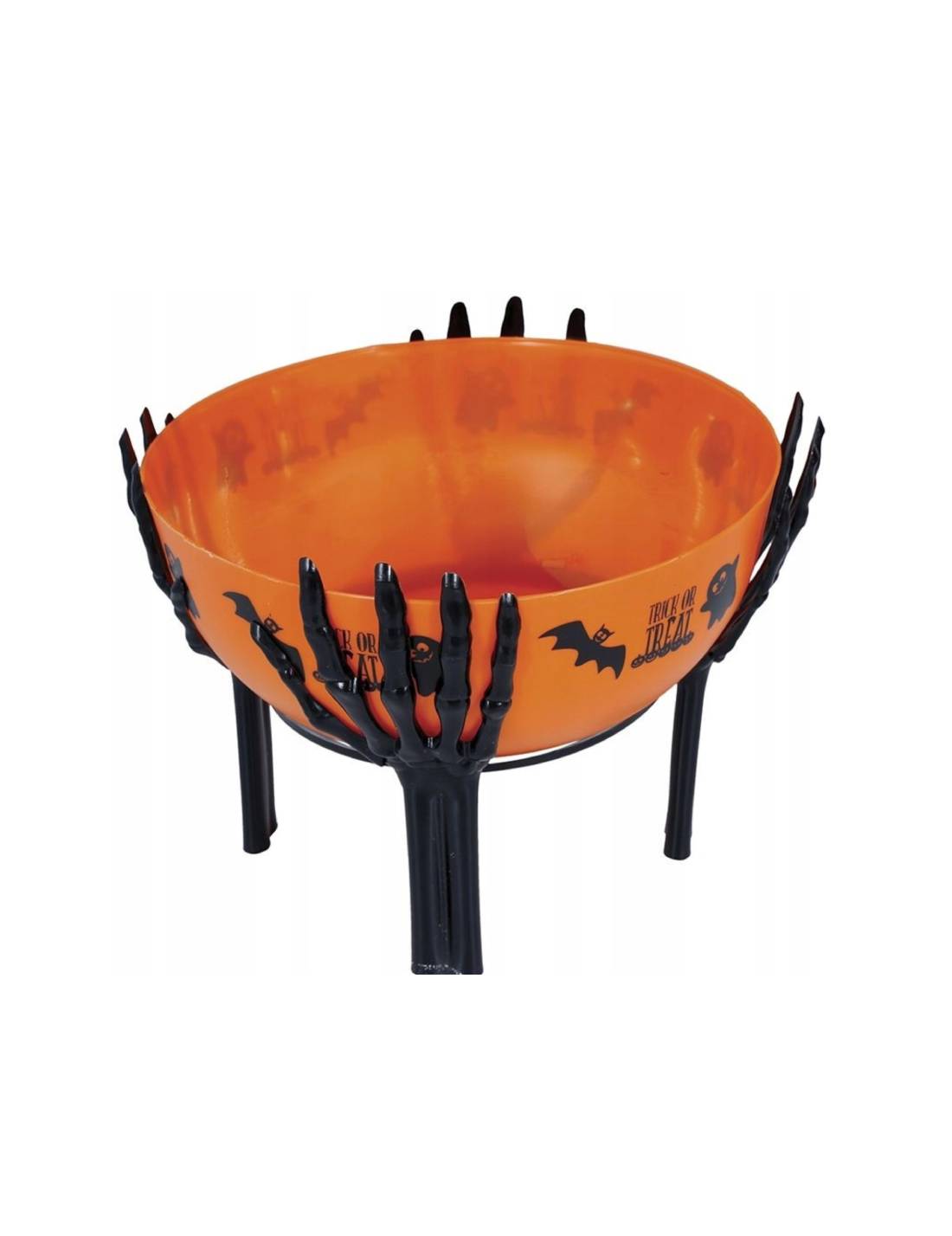 Ciotola Di Halloween In Plastica Con Supporto 26cm