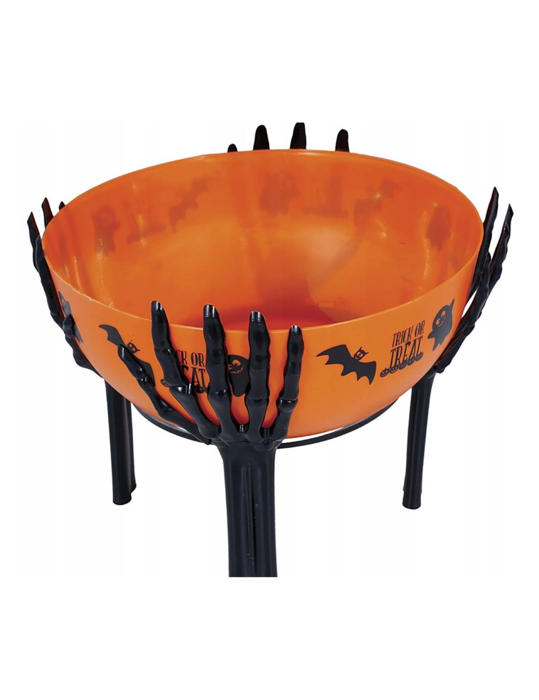 Ciotola Di Halloween In Plastica Con Supporto 26cm
