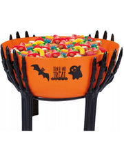 Ciotola Di Halloween In Plastica Con Supporto 26cm