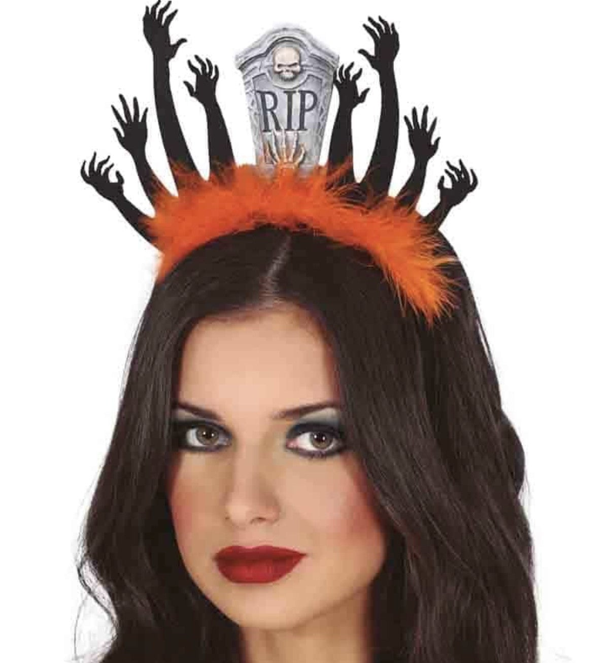 Cerchietto Halloween Lapide Con Zombie