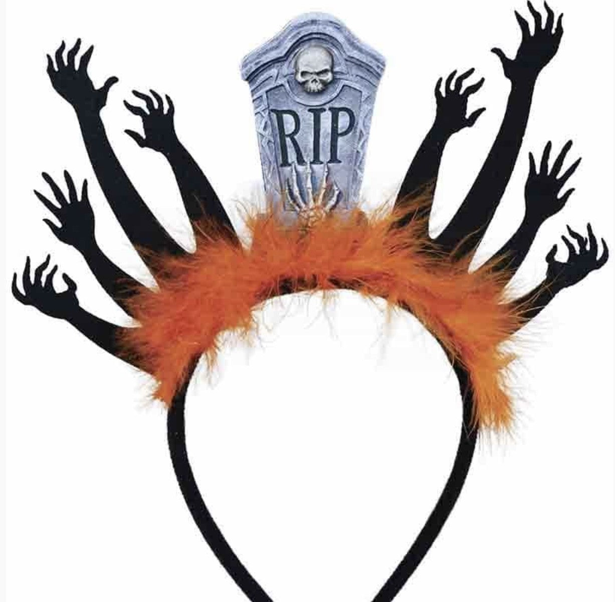 Cerchietto Halloween Lapide Con Zombie