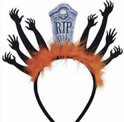 Cerchietto Halloween Lapide Con Zombie