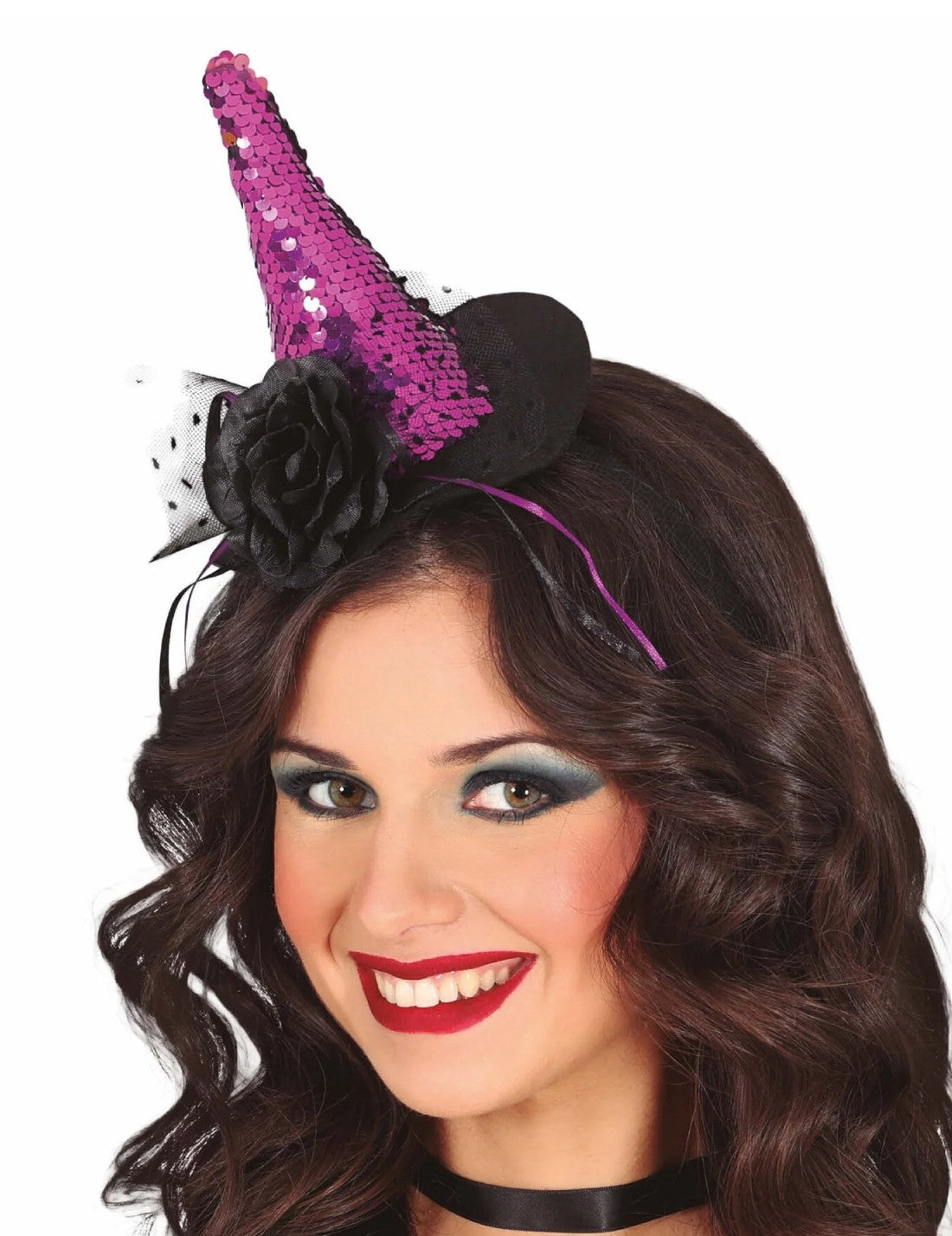 Cerchietto Halloween Cappello Strega