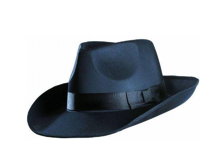 Cappello Gangster in Raso - Accessori per Carnevale