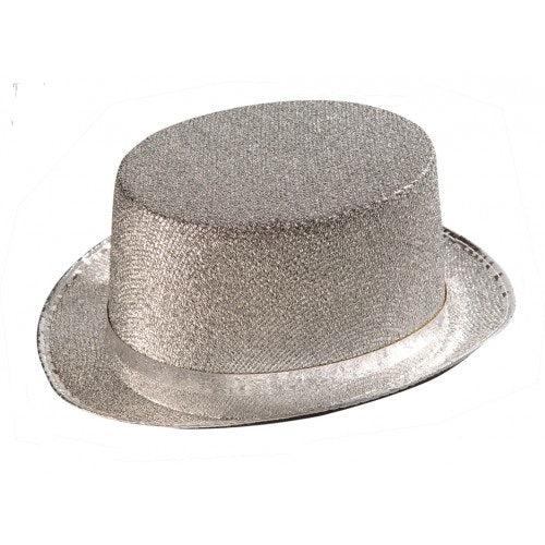 Cilindro Lurex Argento In Feltro