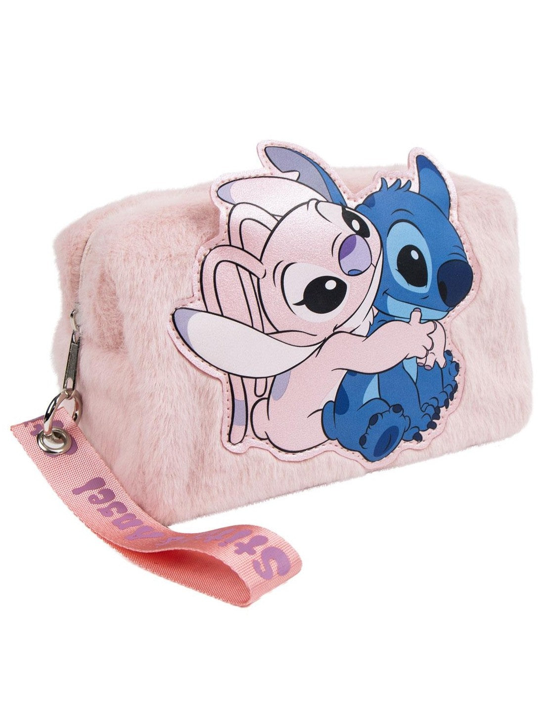 Beauty Case In Peluche Rosa Disney Stitch 17cm
