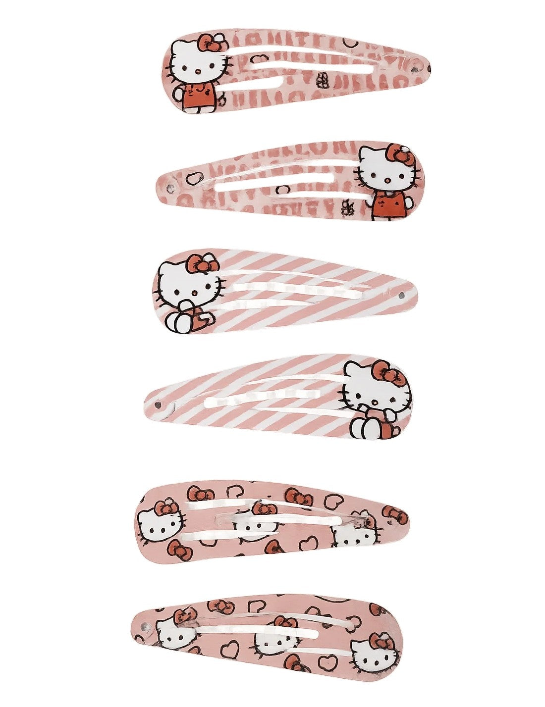 Clip Per Capelli Hello Kitty 6pz