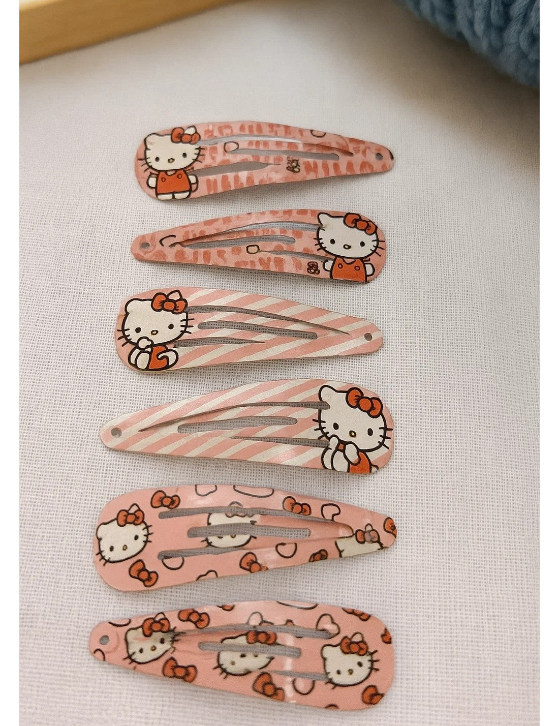Clip Per Capelli Hello Kitty 6pz