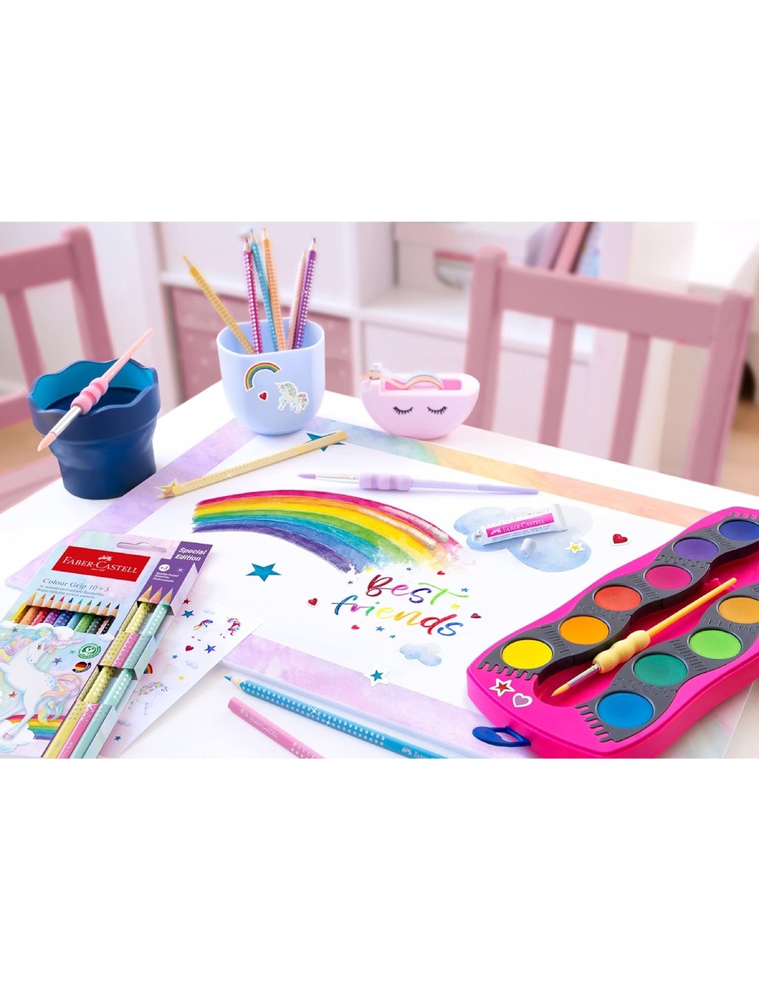 Faber-Castell Set Da 12 Acquerelli Special Edition Unicorno