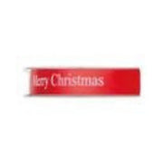 Nastro In Raso con scritta "Merry Christmas" 25mmx25m