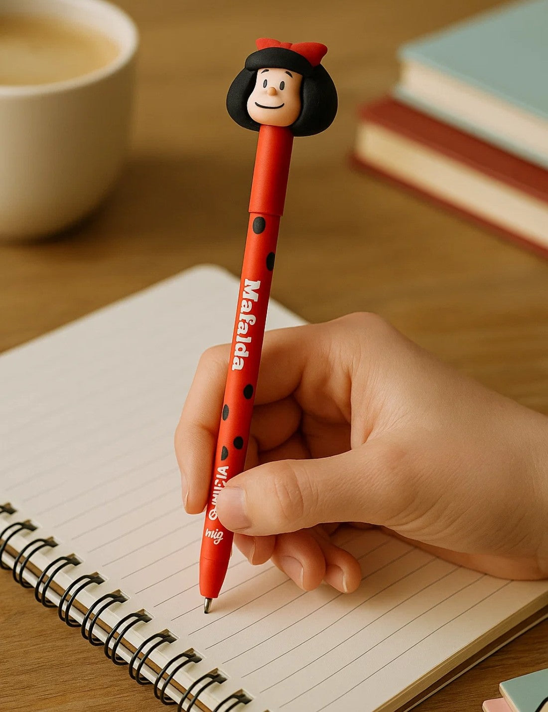 Penna Gel Cancellabile Rossa Mafalda