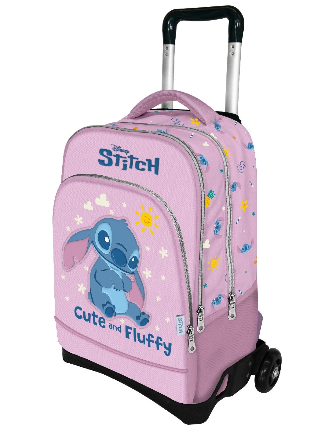 Zaino Trolley Disney Stitch Rosa