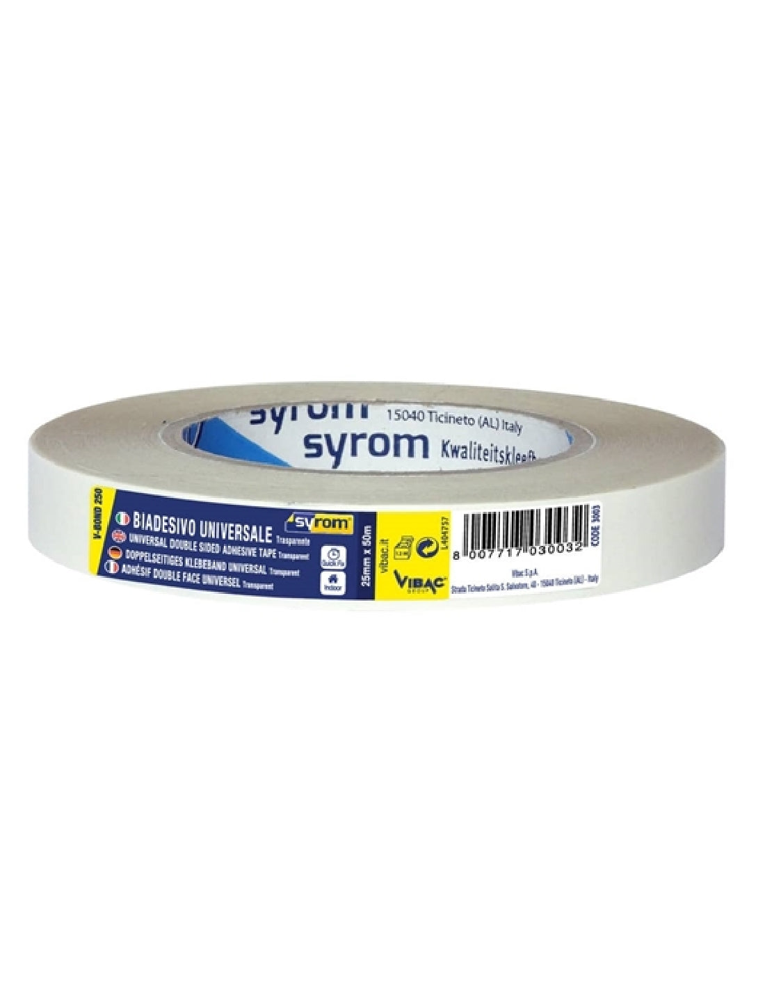 Nastro Biadesivo Syrom 25x50mt