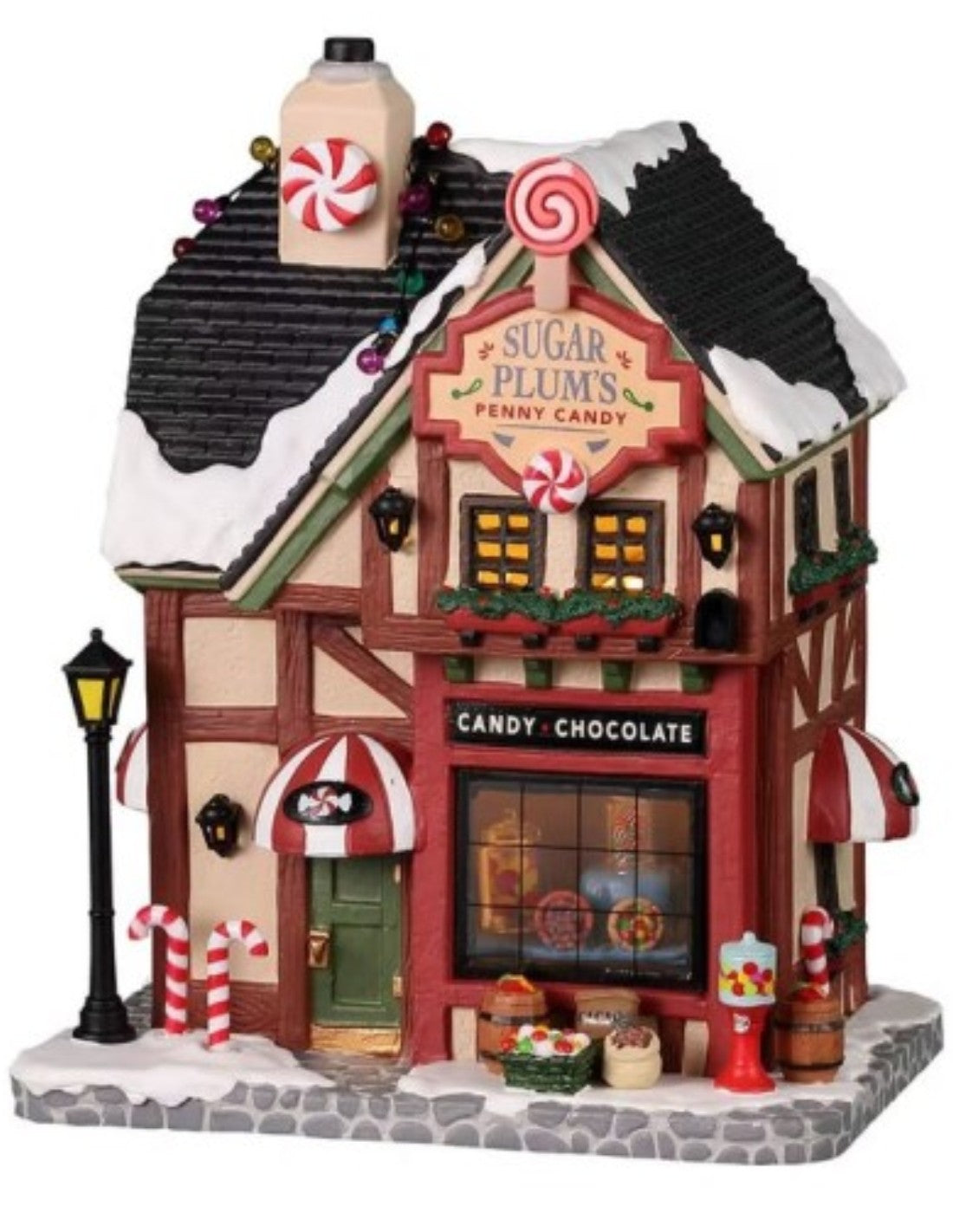 Carillon Lemax "Sugar Plum's Penny Candy" Villaggio Natalizio