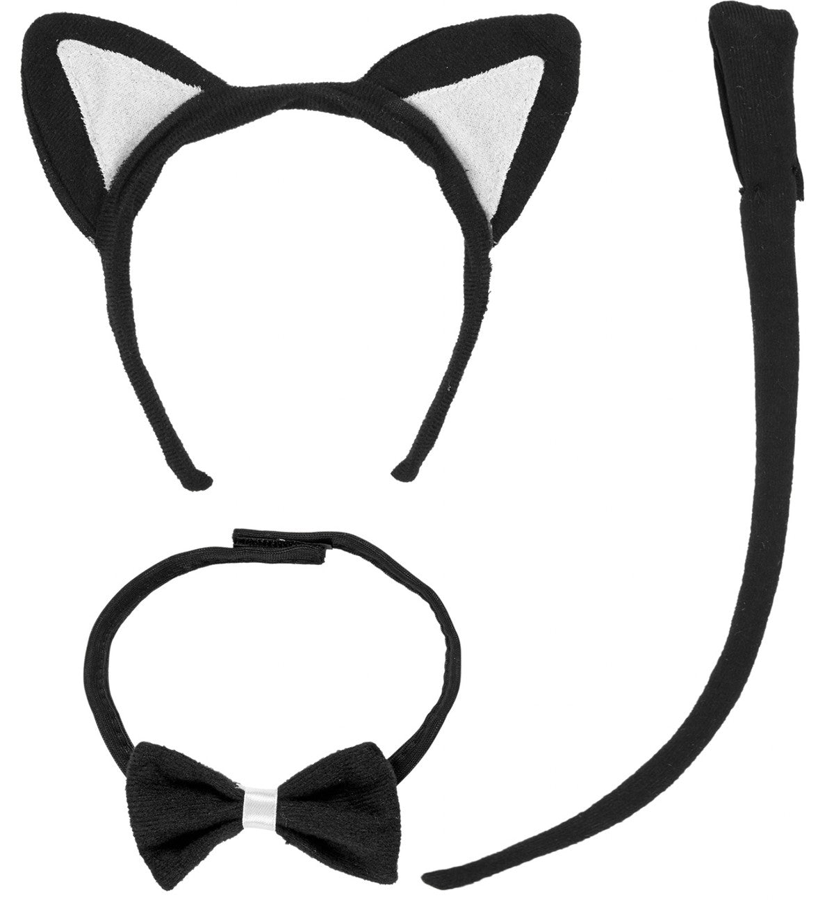 Costume Di Carnevale Set Gattina Nero