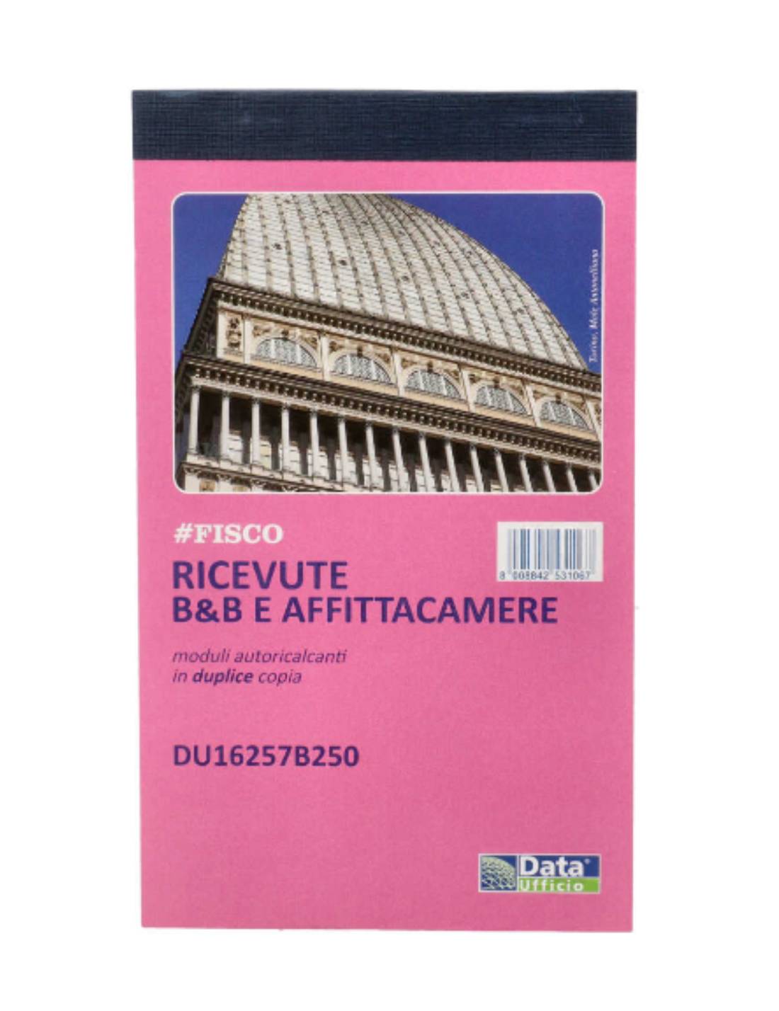 Blocco Ricevute B&B Affittacamere 25 Copie Autoricalcanti 17cm