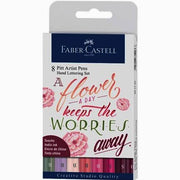 Faber Castell Set 6 Pitt Artist Had Lettering Rosa