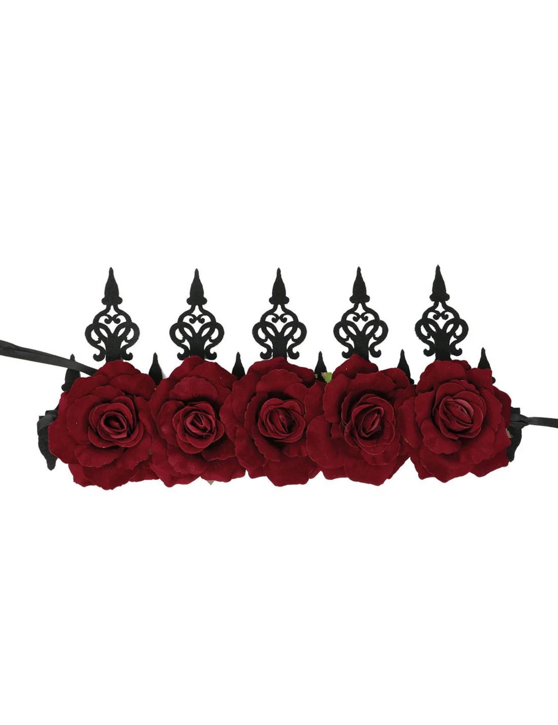 Corona Gotica Con Rose Halloween