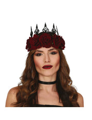 Corona Gotica Con Rose Halloween