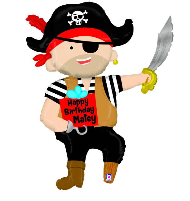 Palloncino Sagomato Pirata 44" 112cm