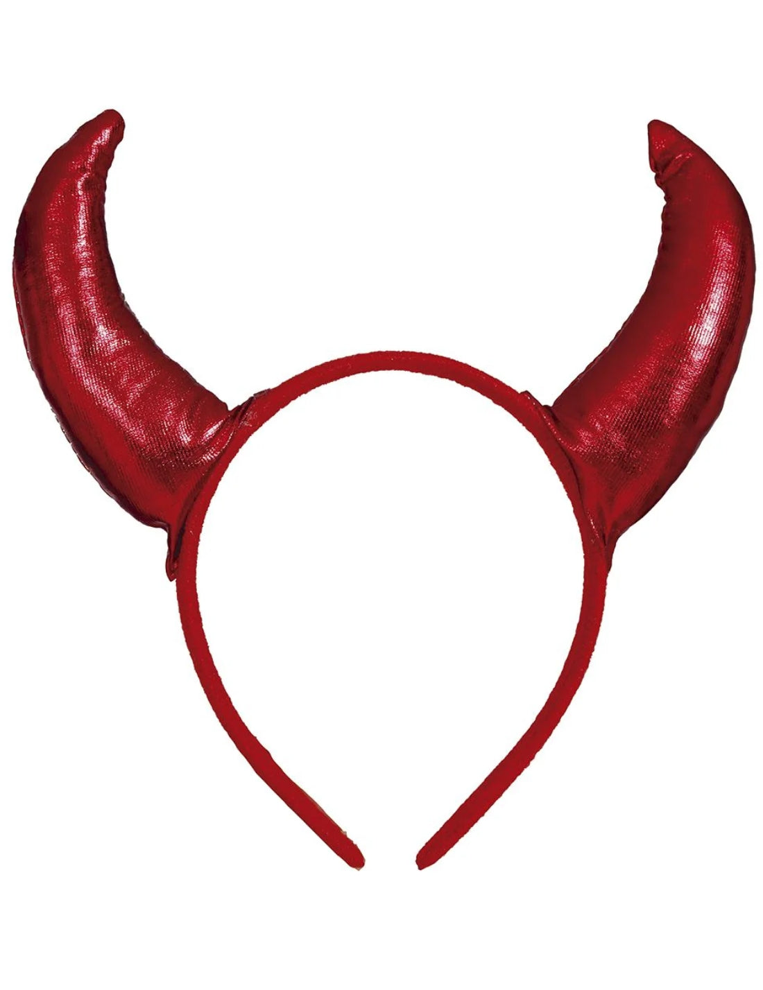 Cerchietto Corna Diavolo Rosso