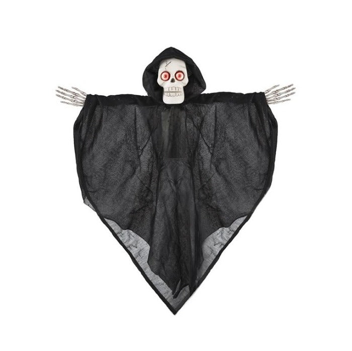 Scheletro Con Vestito Luci E Movimento Ornamenti Halloween