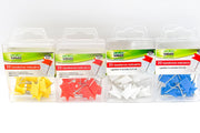 Bandierine Indicatrici Gambo In Acciaio 2,5cm 20pz Colori Assortiti