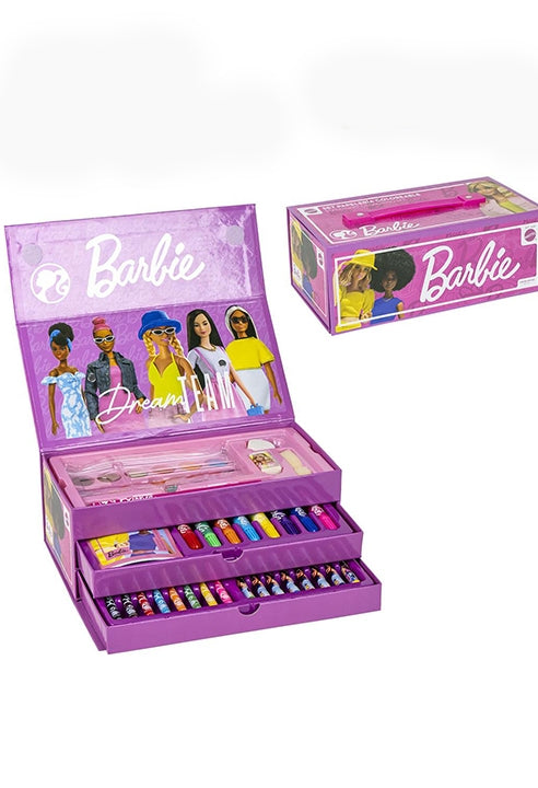 Set Cartoleria Da Colorare Barbie