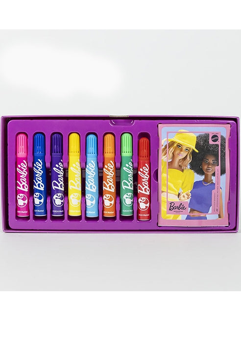 Set Cartoleria Da Colorare Barbie