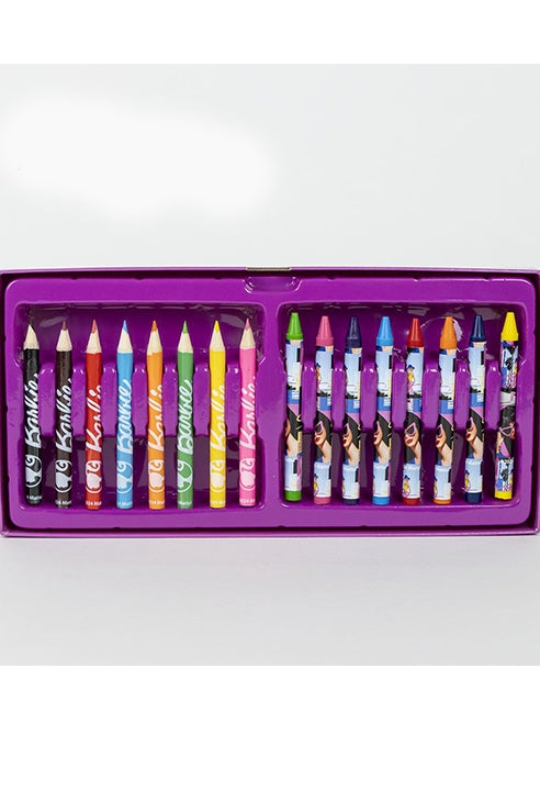 Set Cartoleria Da Colorare Barbie