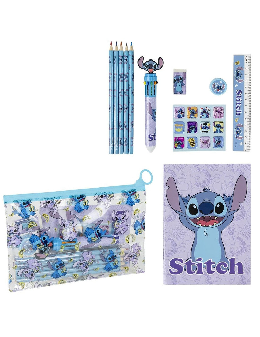 Set Cancelleria Disney Stitch