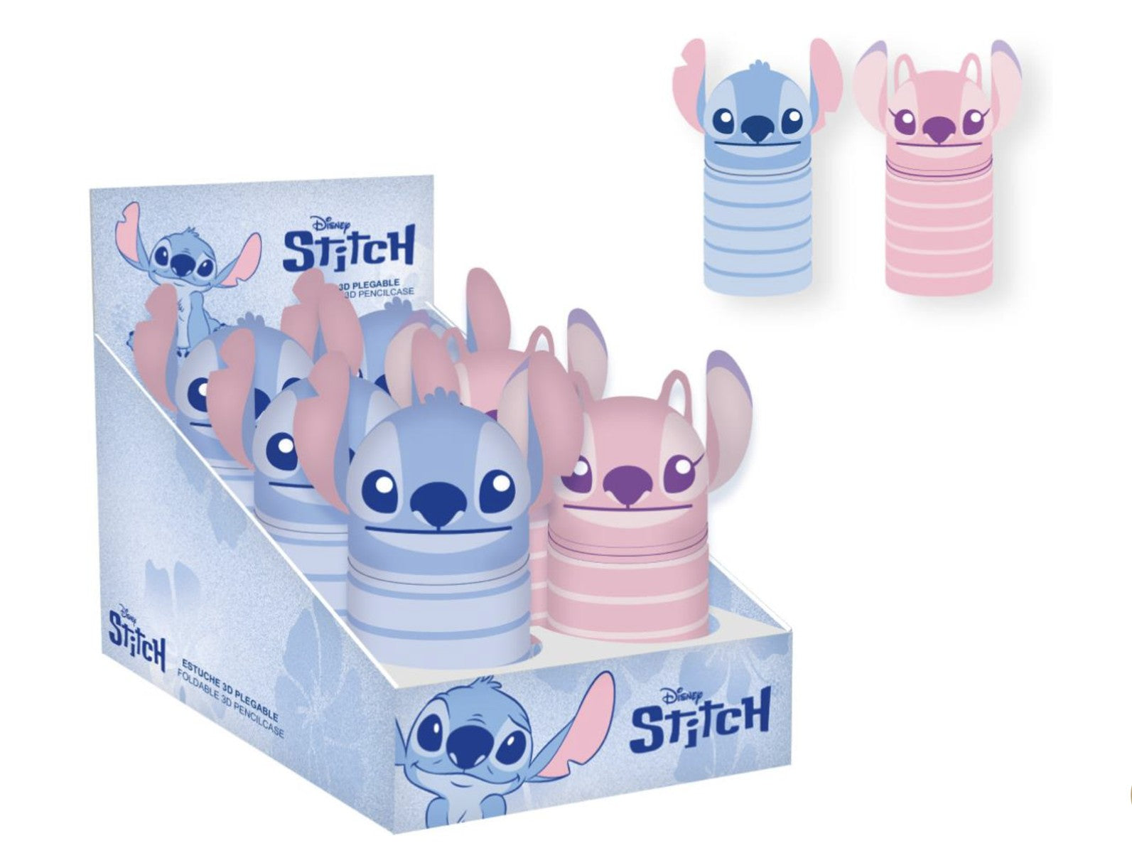 Astuccio Multiuso Disney 3D Stitch E Angel