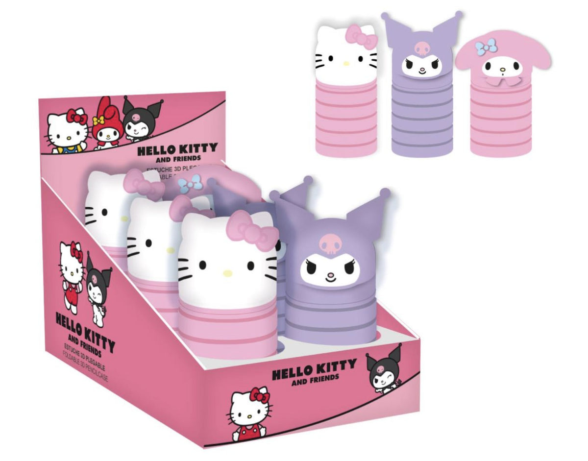 Astuccio Multiuso 3D Hello Kitty E Friends