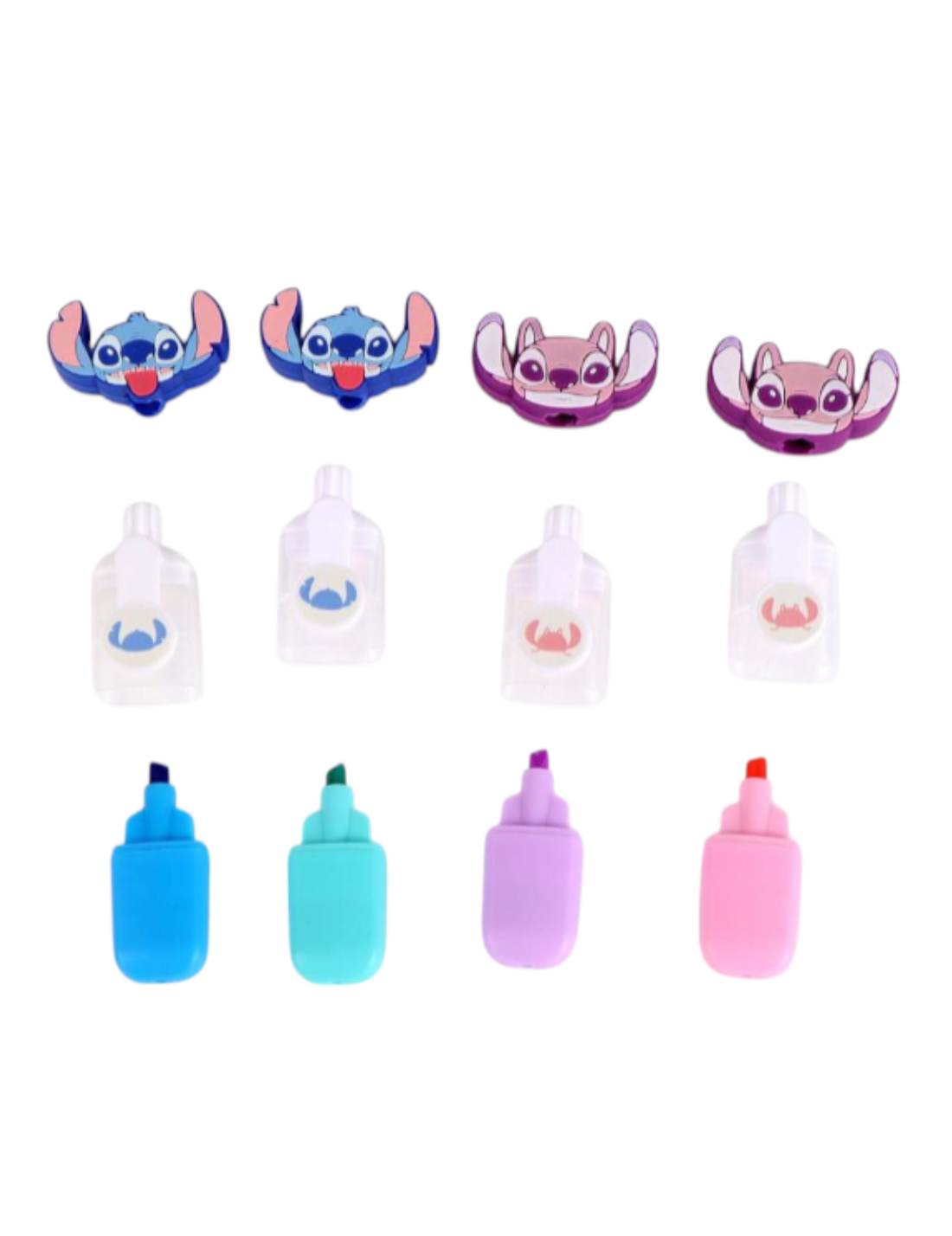Mini Evidenziatori Disney Stitch E Angel 4pz