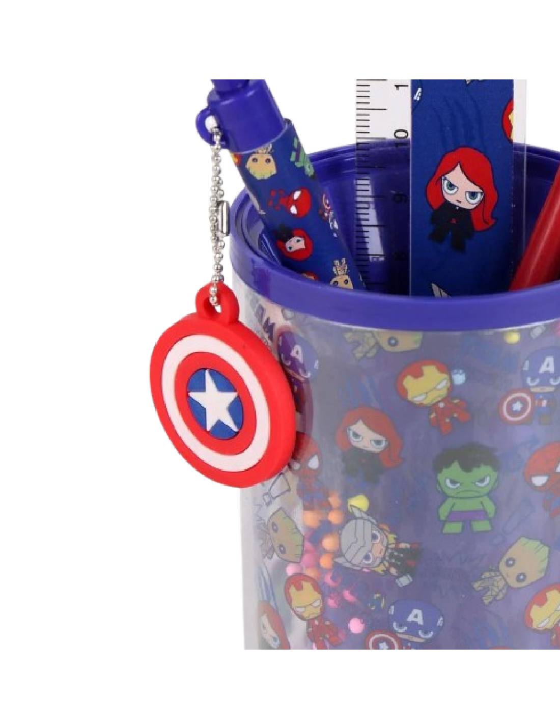 Portapenne Con Set Cancelleria Marvel Avengers