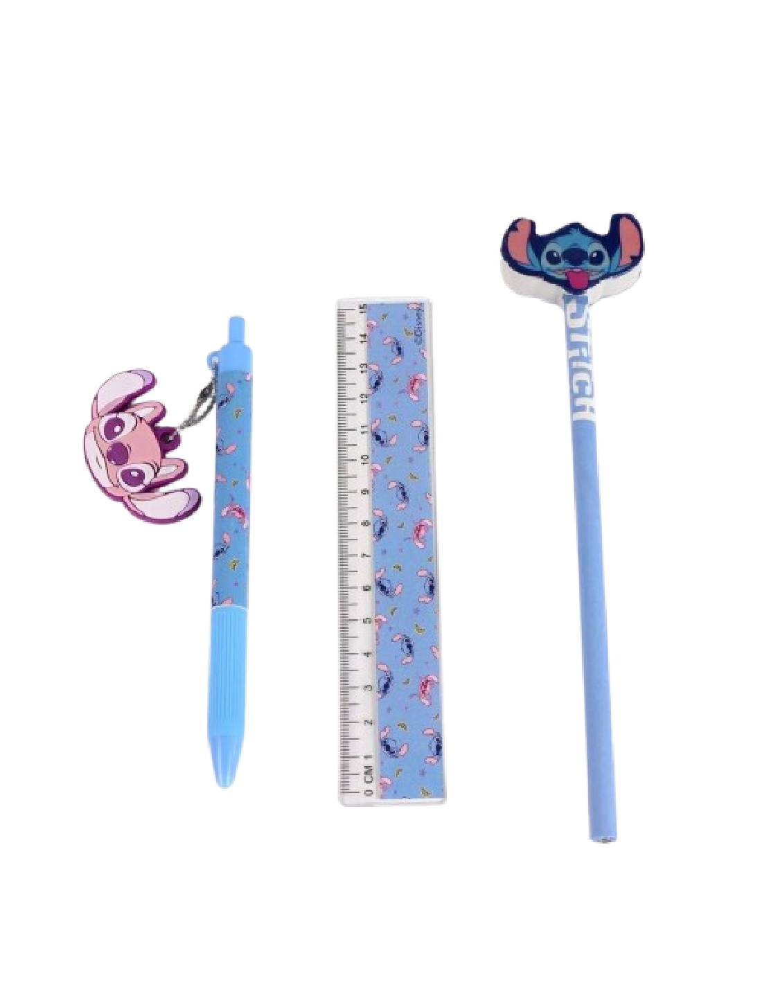 Portapenne Con Set Cancelleria Disney Stitch