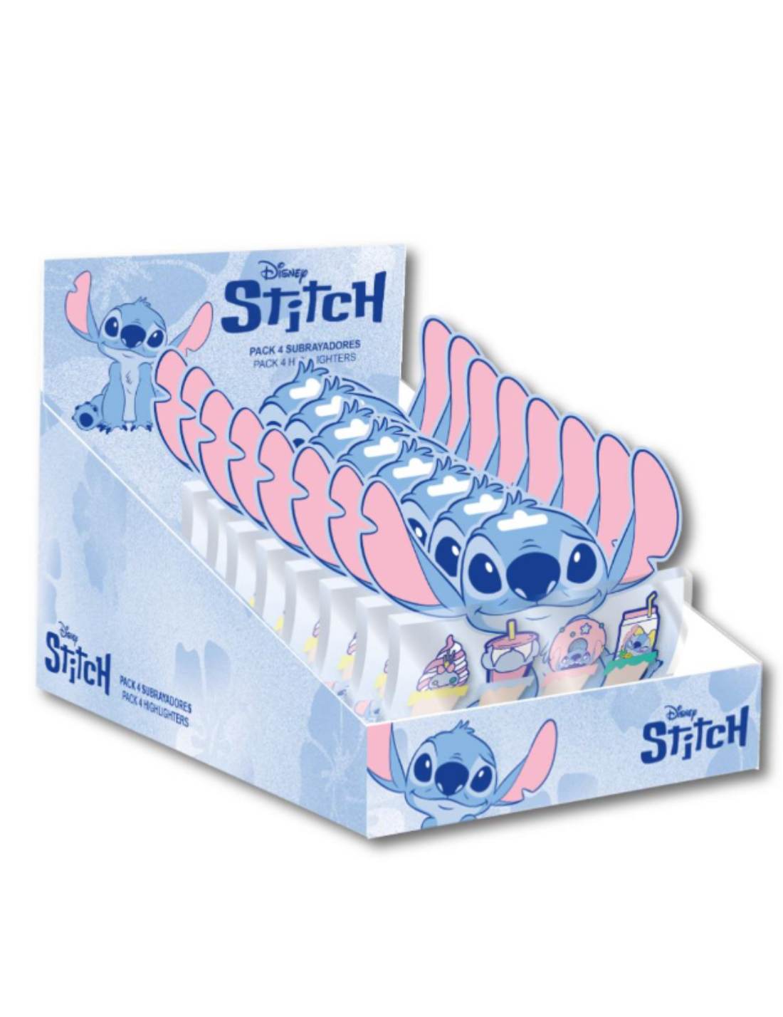 Mini Evidenziatori Disney Stitch 4pz