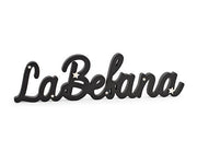 Addobbo Epifania In Legno Nero Scritta "La Befana"