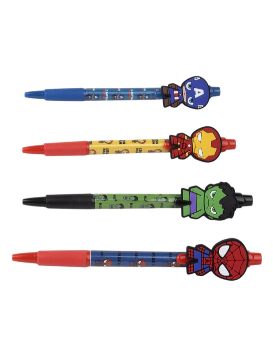 Penna A Scatto Marvel Avengers 4pz