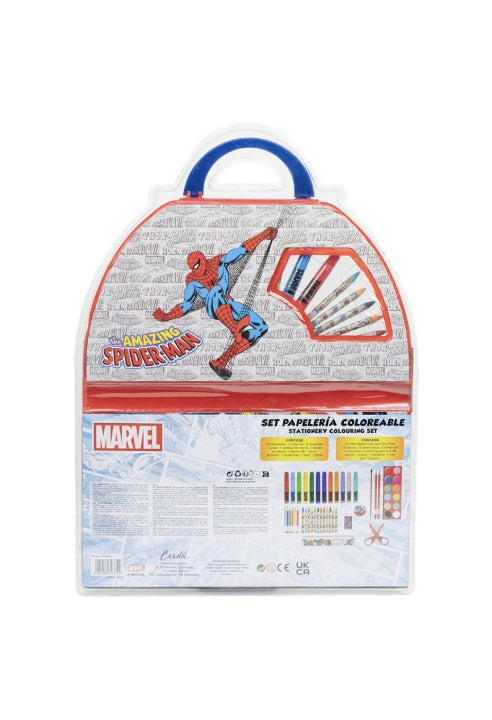 Set 50 Pezzi Cancelleria Marvel Da Colorare