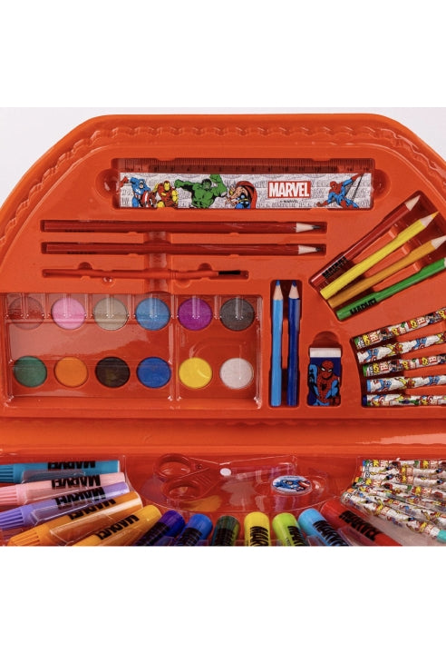 Set 50 Pezzi Cancelleria Marvel Da Colorare