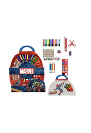 Set 50 Pezzi Cancelleria Marvel Da Colorare
